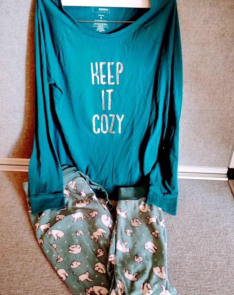 🛍️*4/25 fleece bottoms & Sonoma S longsleeve top
